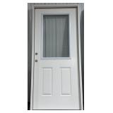REEB 36" 1/2 View RH Pre-Hung Exterior Door
