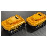 20V MAX 10.0 Ah Lithium Ion Batteries