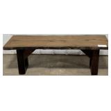 52" Quarter Sawn Oak Bench