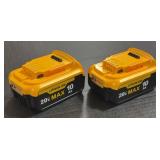 20V MAX 10.0 Ah Lithium Ion Batteries