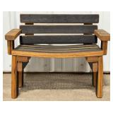 Reclaimed Barrel Mini Bench