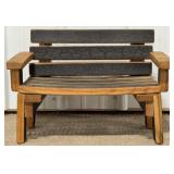 Reclaimed Barrel Mini Bench