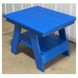 ECCB Outdoor Cobalt Blue Poly End Table