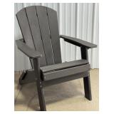 Grey Poly Adirondack Chair