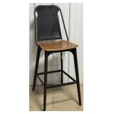 East Coast Emory Metal & Wood Bar Stool
