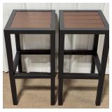 30" Metal & Poly Bar Stools