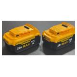 20V MAX 10.0 Ah Lithium Ion Batteries