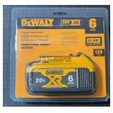 DEWALT 20V XR 6Ah Lithium Ion Battery