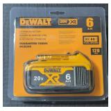DEWALT 20V XR 6Ah Lithium Ion Battery