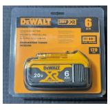 DEWALT 20V XR 6Ah Lithium Ion Battery