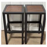 30" Metal & Poly Bar Stools