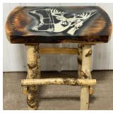 Reclaimed Wood Rustic Side Table