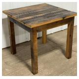 Reclaimed Wood Side Table