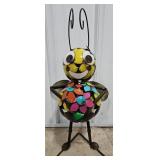 21" Metal Bee Flower Bouquet