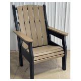 Tan & Black Poly Chair
