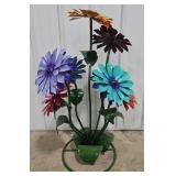 37" Metal Flower Bouquet