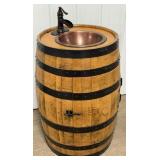 Barrel Sink w/ Copper Basin