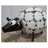 17" Metal Sheep Garden Statue