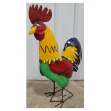 31" Metal Rooster