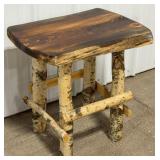 Reclaimed Wood Rustic Side Table