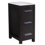 Fresca Torino 12" 3-Drawer Freestanding Linen Cab