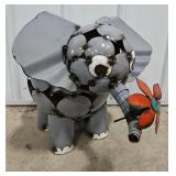 16" Metal Elephant