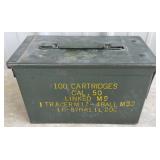 100 Cartridge Metal Ammunition Box