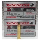 Winchester Super X .22 WIN MAG Rimfire Cartridges