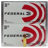Federal Champion Range .38 SPL Full Metal Jacket C