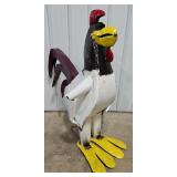 49" Looney Tunes Foghorn Leghorn Metal Rooster