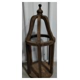22" Rustic Wooden Lantern