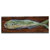 47" Wooden Fish Wall Hanging