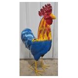 31" Metal Rooster