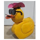 17" Metal Duck w/ Cowboy Hat & Sunglasses