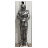 61" Metal Knight Statue