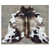 Brand New 93"x86" Brazilian Cowhide Tanned Rug