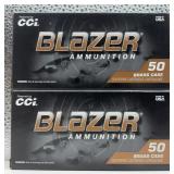 CCi Blazer Ammunition .380 Auto Brass Case Centerf