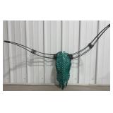 40" Metal Longhorn Skull & Horns