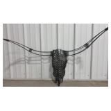 40" Metal Longhorn Skull & Horns