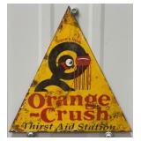 7ï¿½ x 7ï¿½ Orange Crush Single Sided Metal Sign