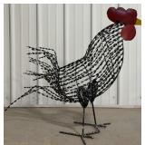 32" Metal Rooster