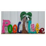 27" Pool Life Single Sided Metal Sign