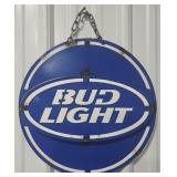 15" Bud Light Beer Single Sided Metal Sign