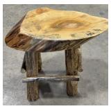 24" Reclaimed Wood Stool