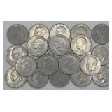 (22) 1972 Liberty One Dollar Coins
