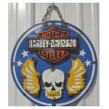 15" Harley Davidson Motorcycles Single Sided Meta