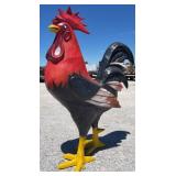 99ï¿½ Aluminum Rooster Statue