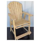 Unfinished Wooden Balcony Chairs