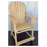 Unfinished Wooden Balcony Chairs