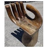 33" Wooden Hand Seat